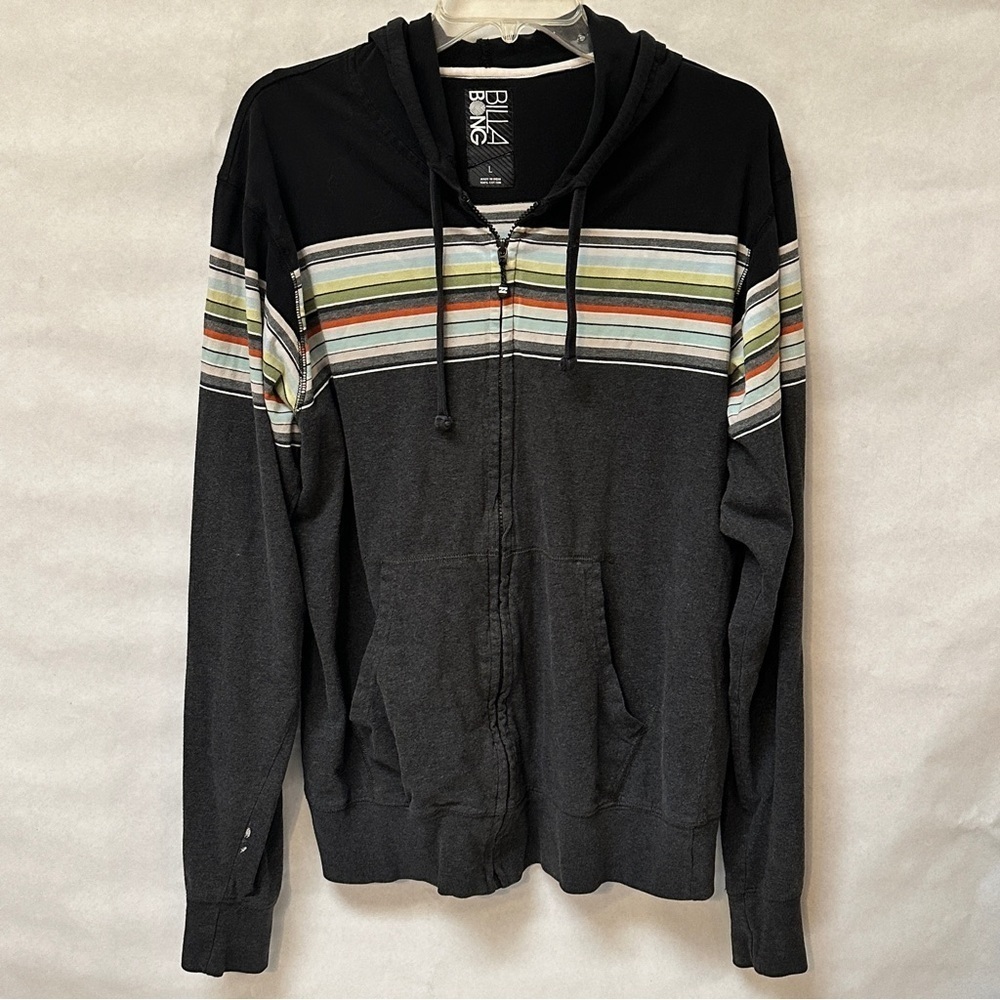 Billabong Men's Black Striped Sweater